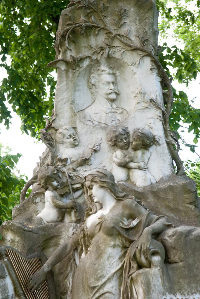 小約翰史特勞斯 Johann Strauss II 墓 @ 維也納中央公